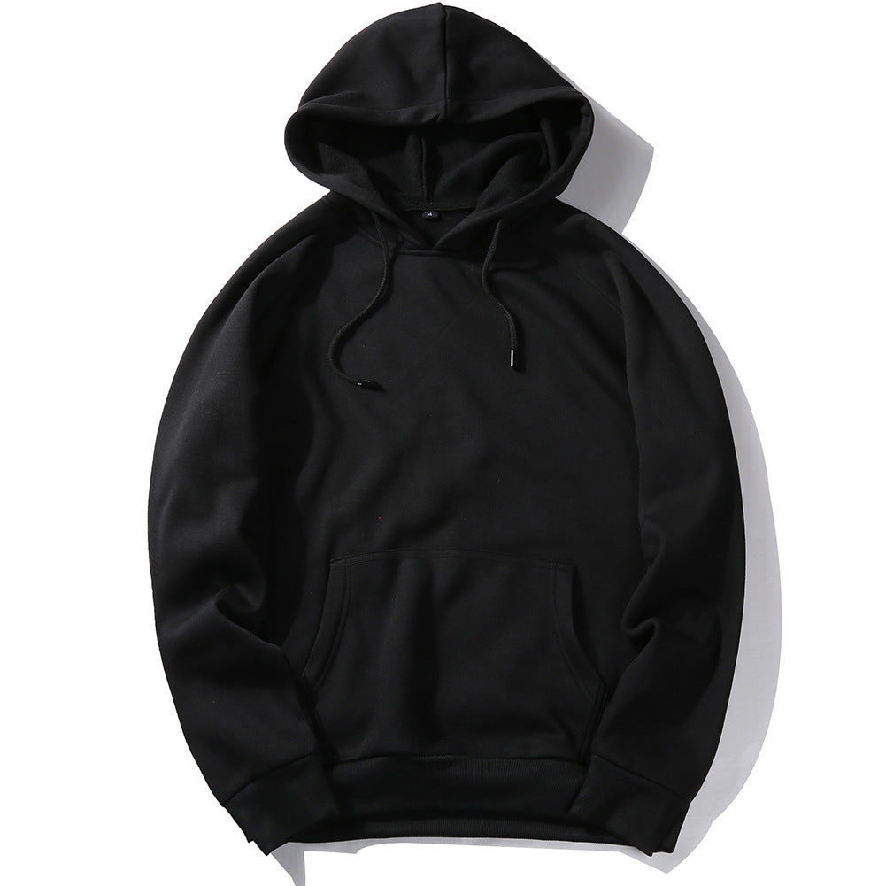 Loose Cool Blank Fleece Sweater Men's