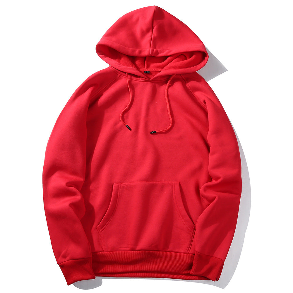 Loose Cool Blank Fleece Sweater Men's