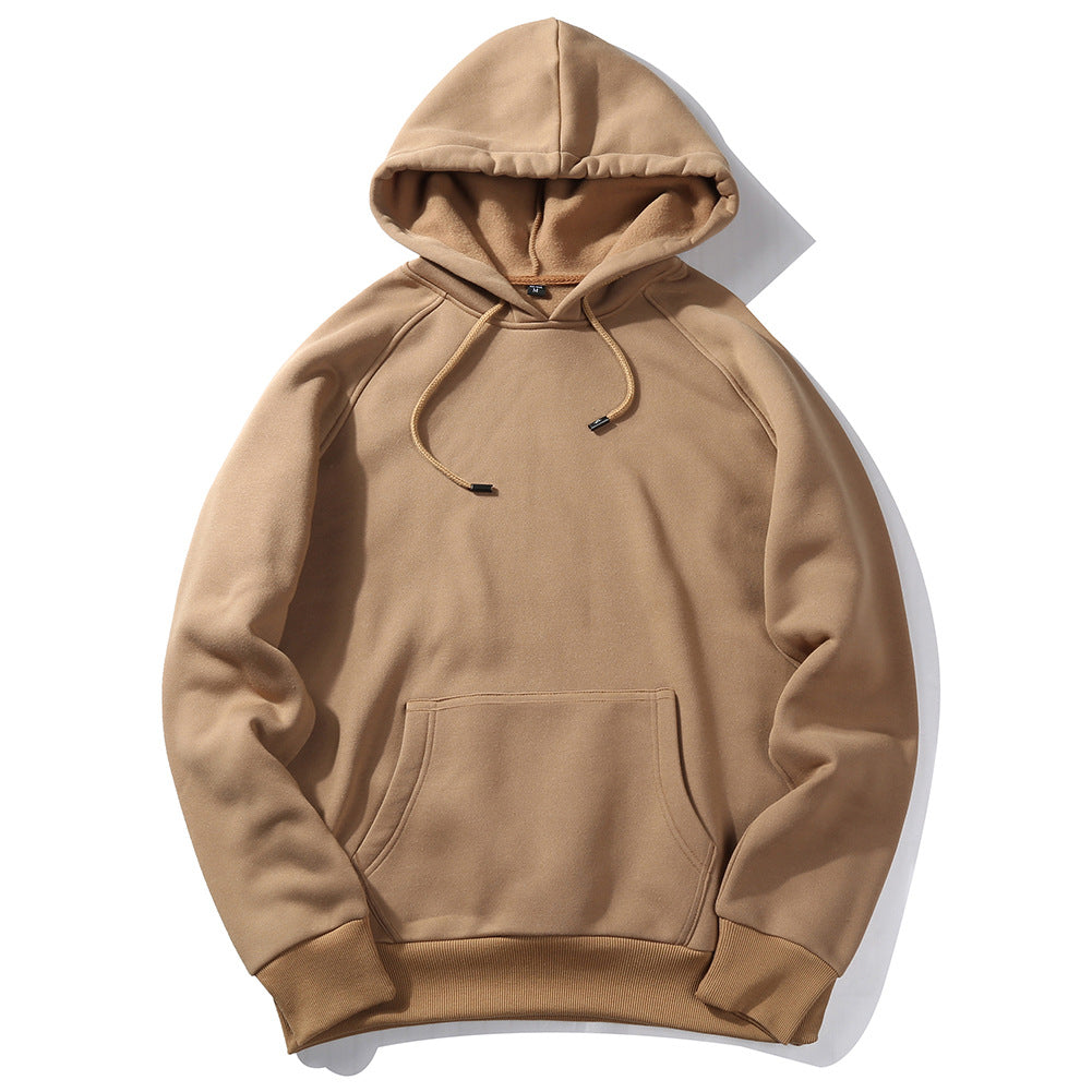 Loose Cool Blank Fleece Sweater Men's