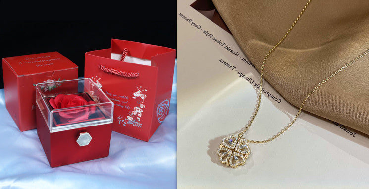 Leaf Clover Pendant Necklace