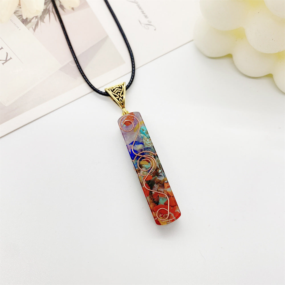 Reiki Healing Energy Crystal Pendant