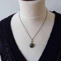 Dragonfly Crystal  Necklace