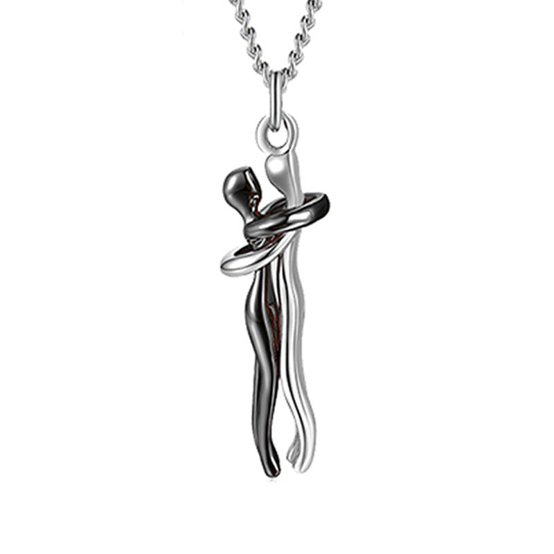 Love Hug Necklace Unisex  Valentine's Day Lover Gift