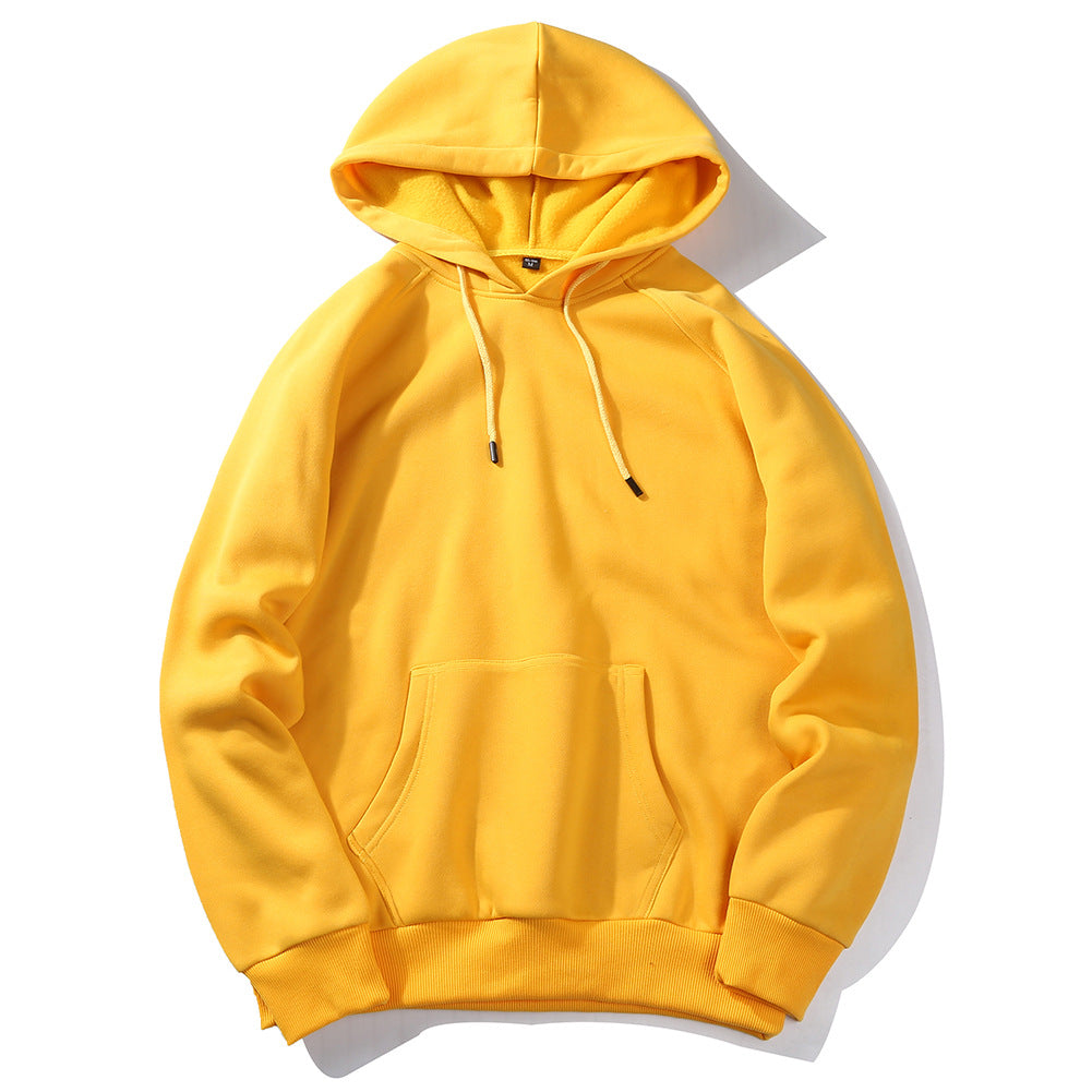 Loose Cool Blank Fleece Sweater Men's