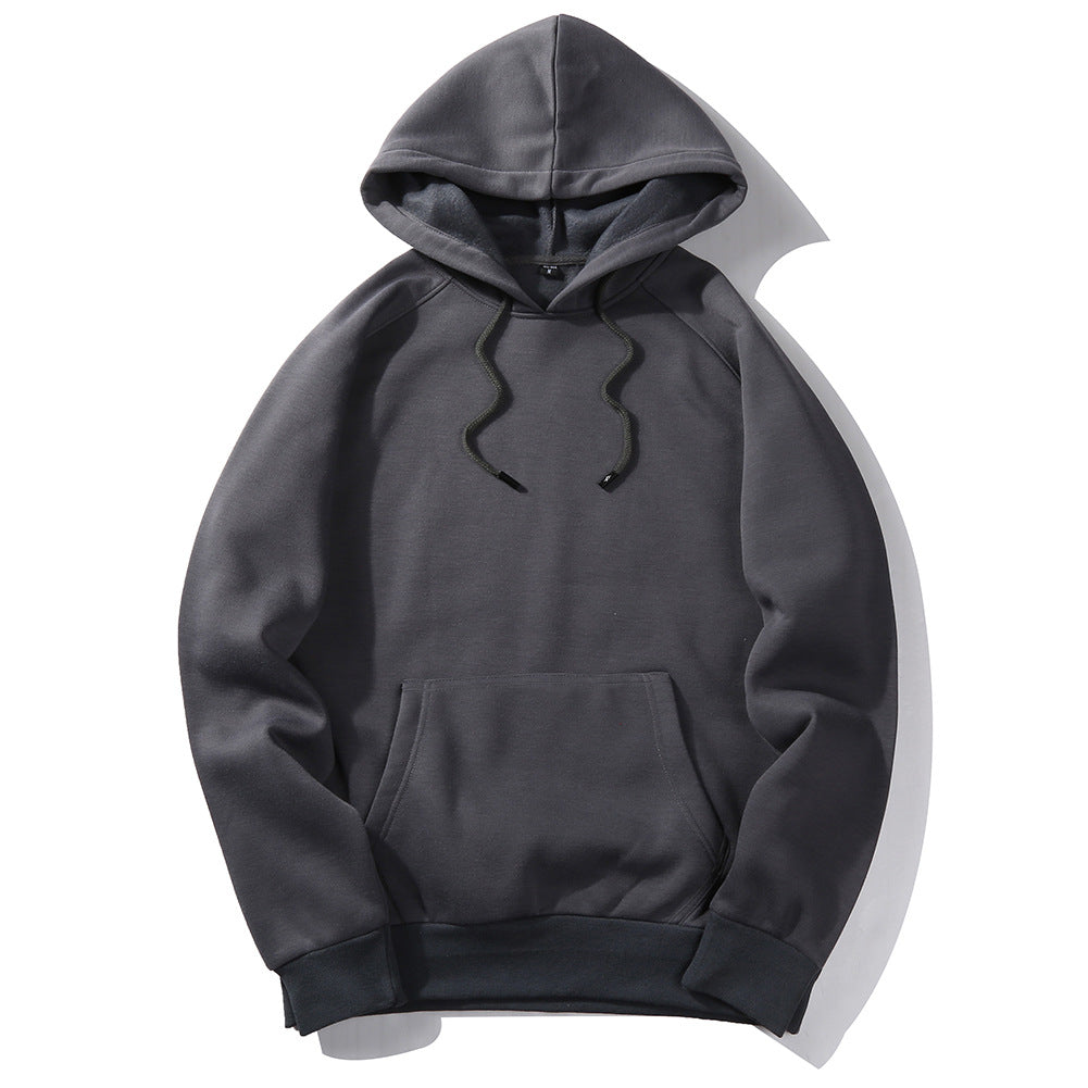 Loose Cool Blank Fleece Sweater Men's