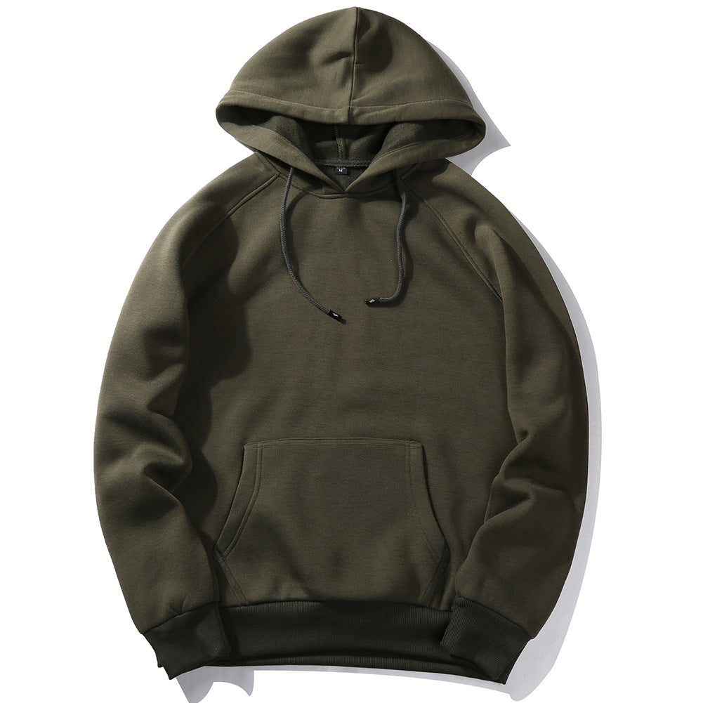Loose Cool Blank Fleece Sweater Men's