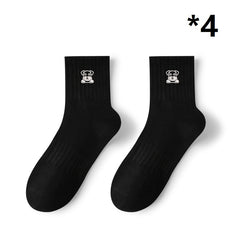 Middle Tube Cartoon Socks