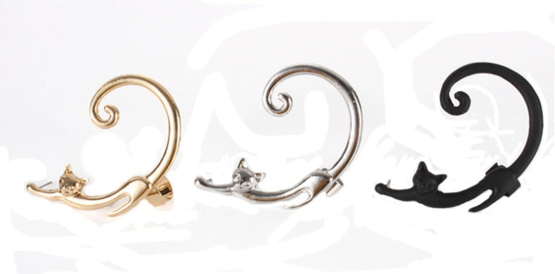 Cat Post Earring