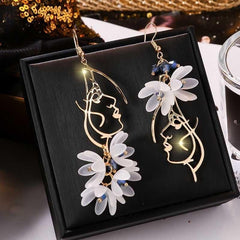 Flower Rhinestone Earrings