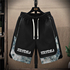 Printed Men's Loose Plus Size Shorts