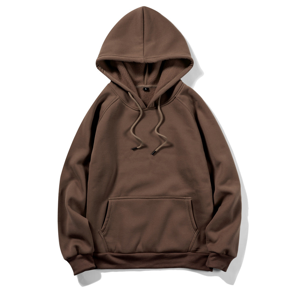 Loose Cool Blank Fleece Sweater Men's