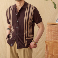 Knitted Cardig Shirt