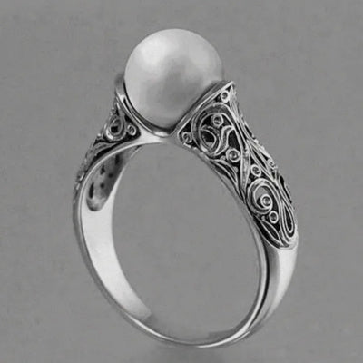 Artificial ABS Pearl Ring