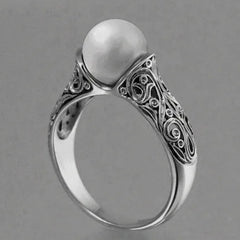 Artificial ABS Pearl Ring