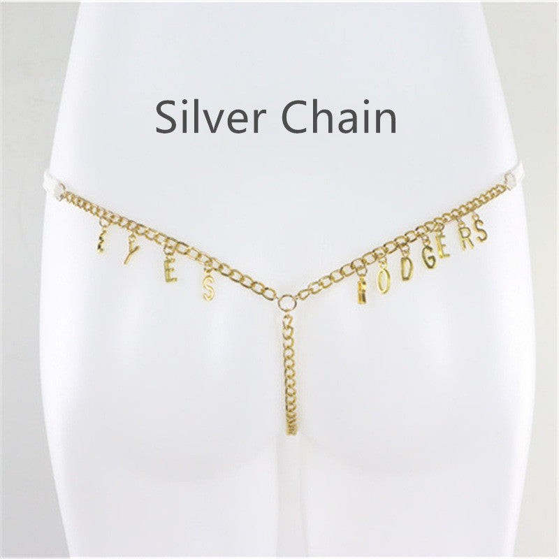 Exy G-String  Waist Body Chain Lace Thongs Jewelry Gift
