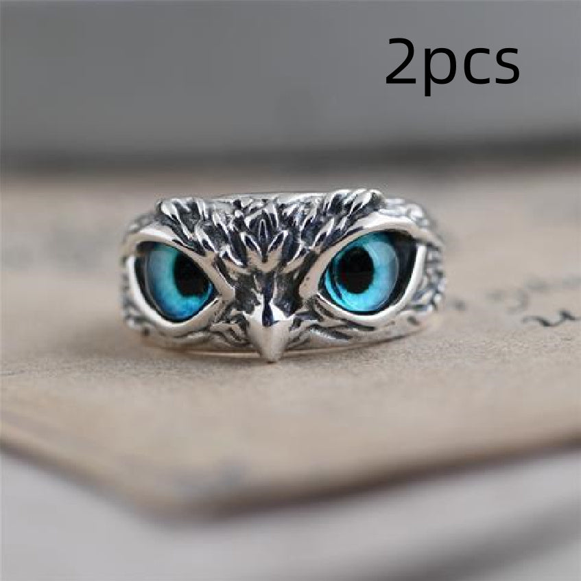 Demon Eye Owl Ring