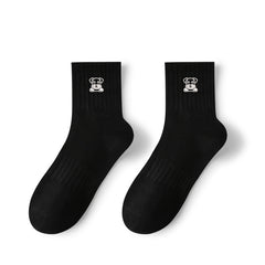 Middle Tube Cartoon Socks