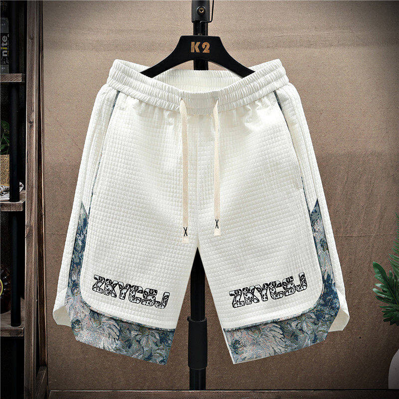 Printed Men's Loose Plus Size Shorts