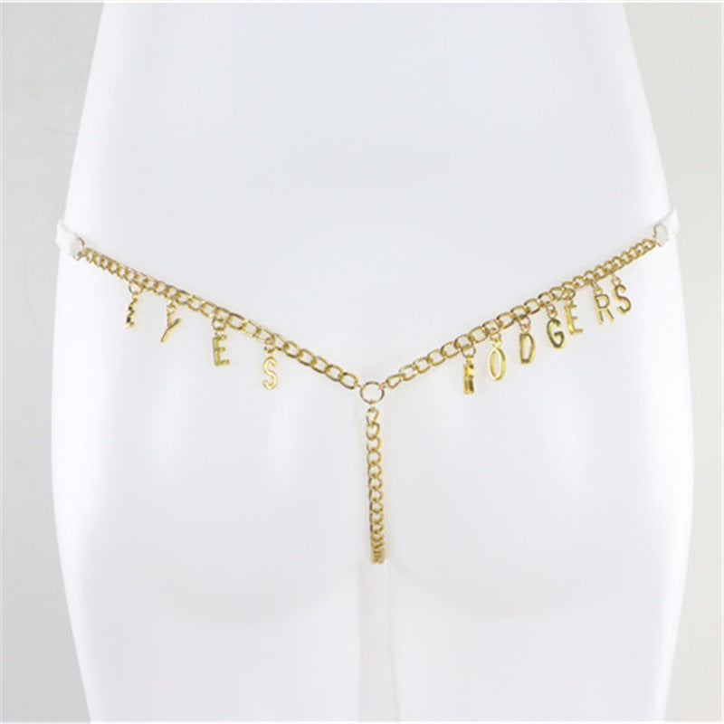 Exy G-String  Waist Body Chain Lace Thongs Jewelry Gift