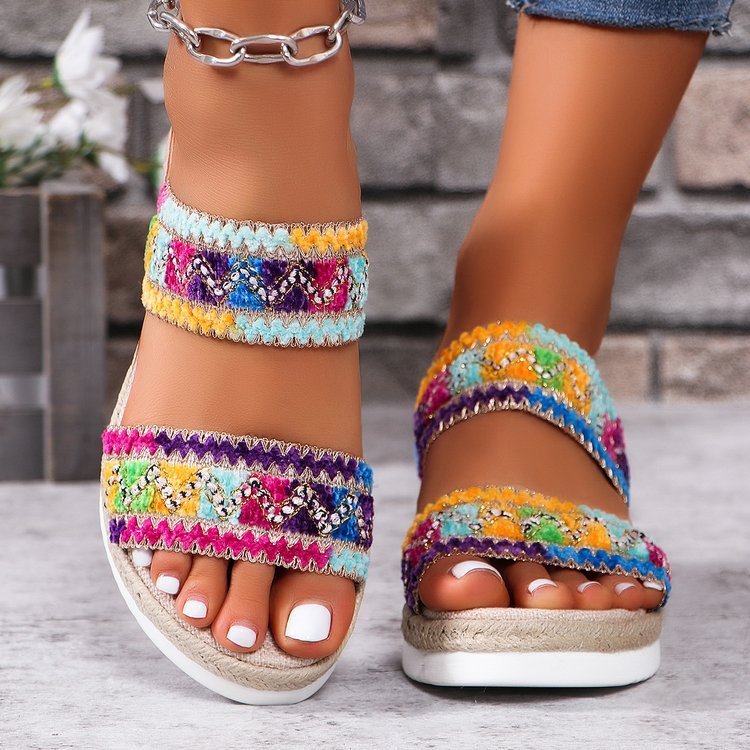 Strap Wedges Shoes