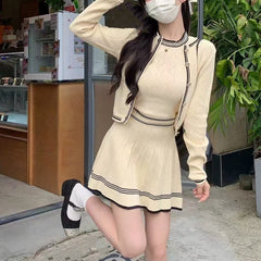Cardigan Coat Set
