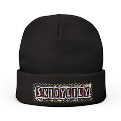SKIDYLILY-Knit Beanie   (Embroidery)