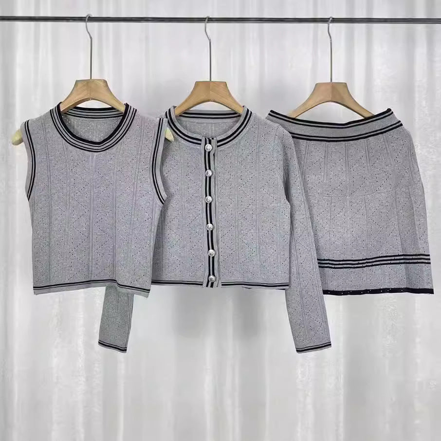 Cardigan Coat Set