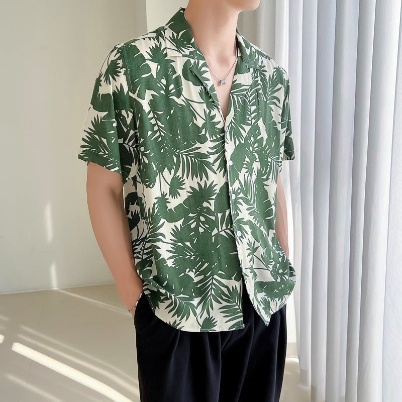 Cuban Collar  Shirt