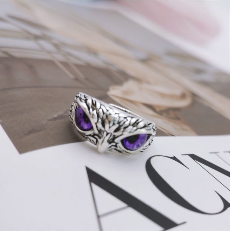 Demon Eye Owl Ring