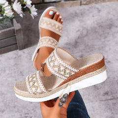 Strap Wedges Shoes