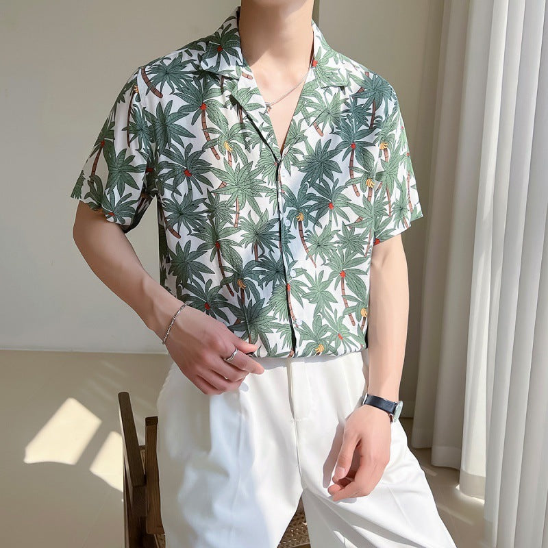 Cuban Collar  Shirt