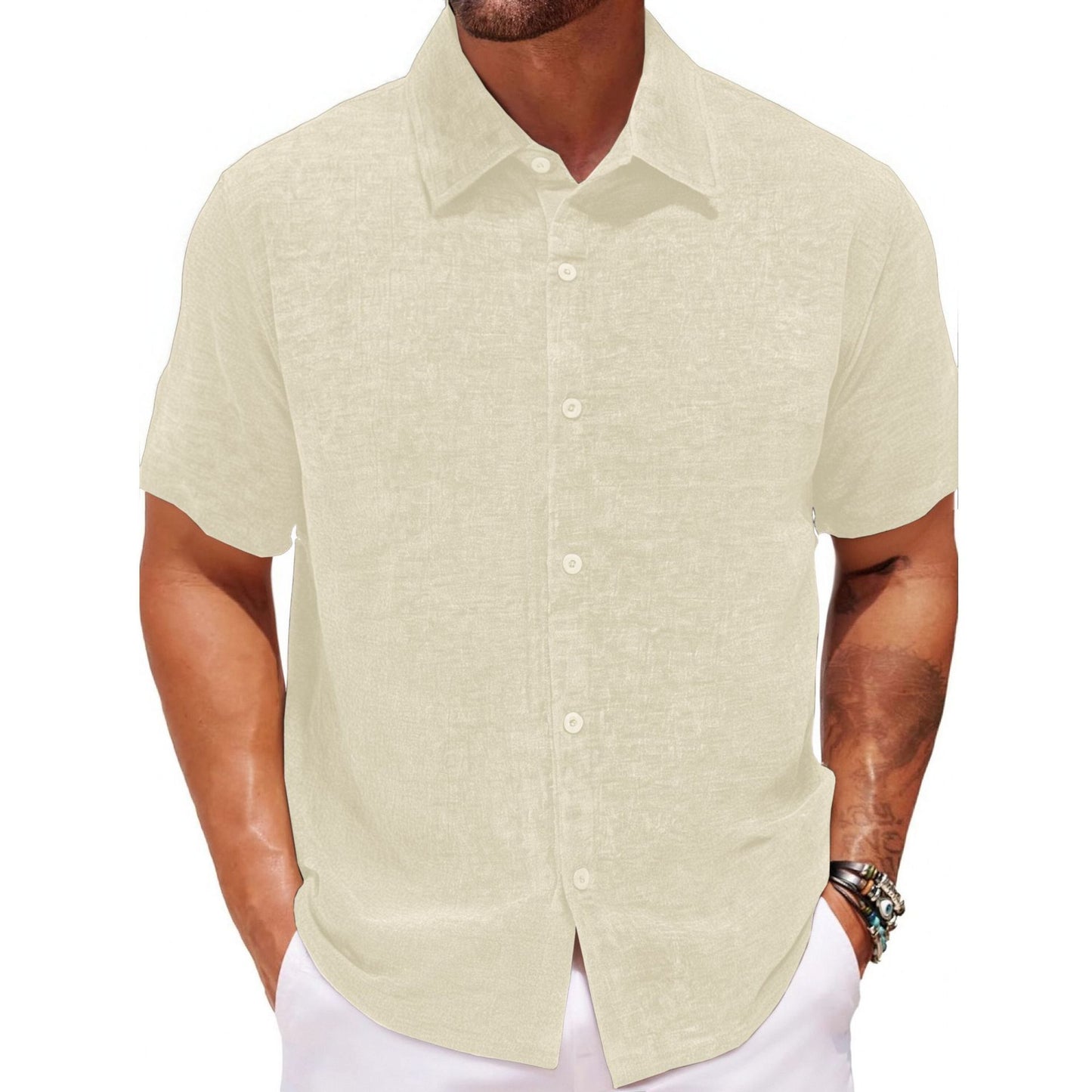 Gold Velvet  Short Sleeve Shirt
