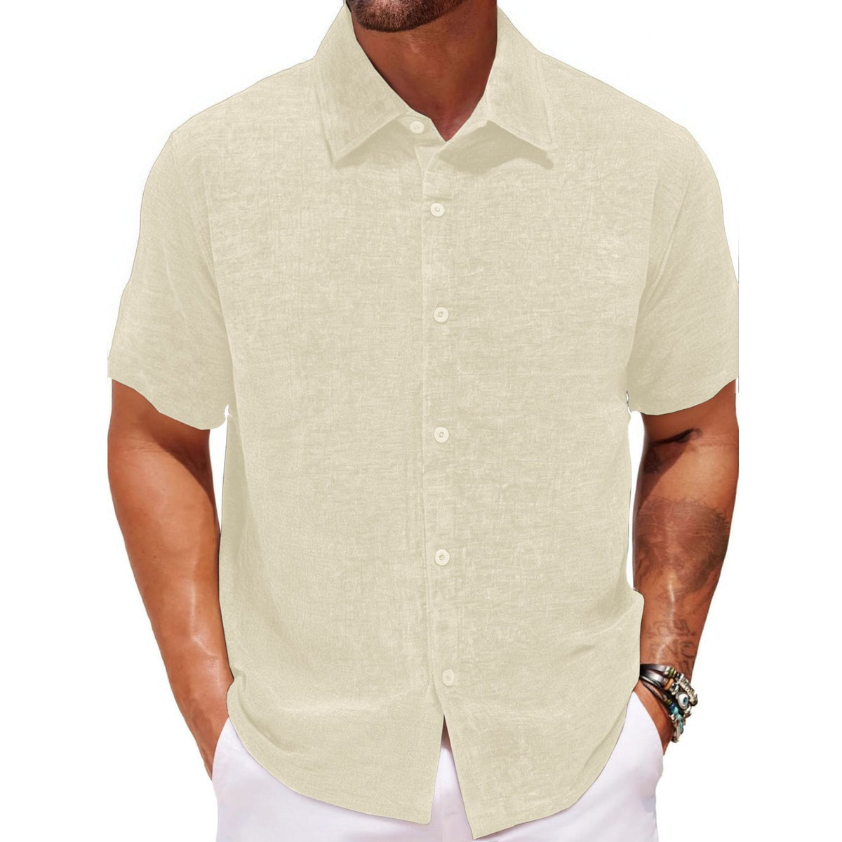 Gold Velvet  Short Sleeve Shirt