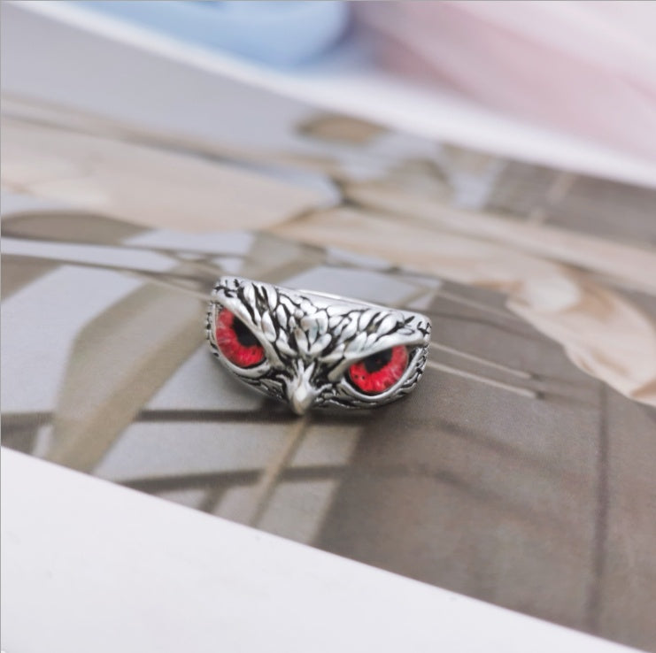 Demon Eye Owl Ring