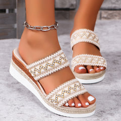 Strap Wedges Shoes