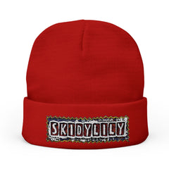 SKIDYLILY-Knit Beanie   (Embroidery)