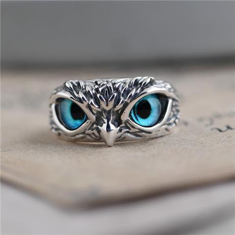 Demon Eye Owl Ring