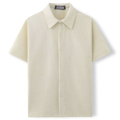 Gold Velvet  Short Sleeve Shirt