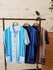 Knitted Cardig Shirt