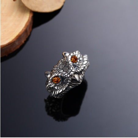 Demon Eye Owl Ring