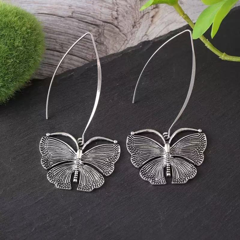 Butterfly Pendant Earrings