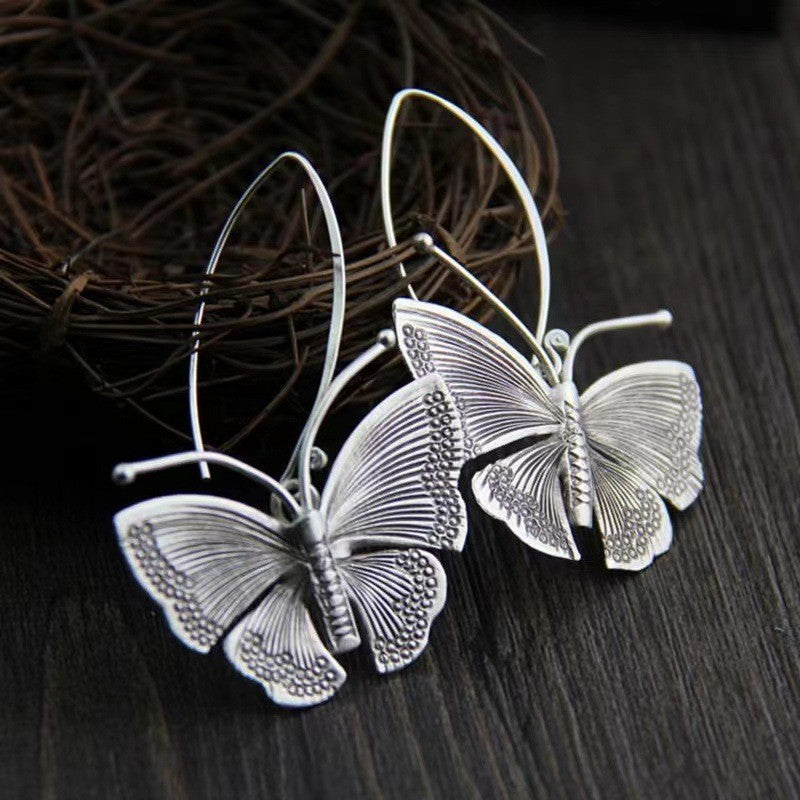Butterfly Pendant Earrings