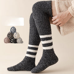 Coral Fleece  High Socks