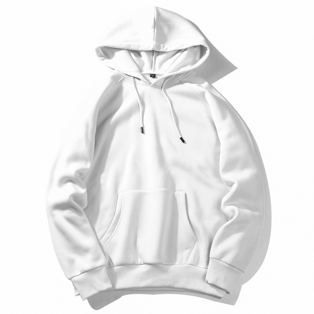 Loose Cool Blank Fleece Sweater Men's