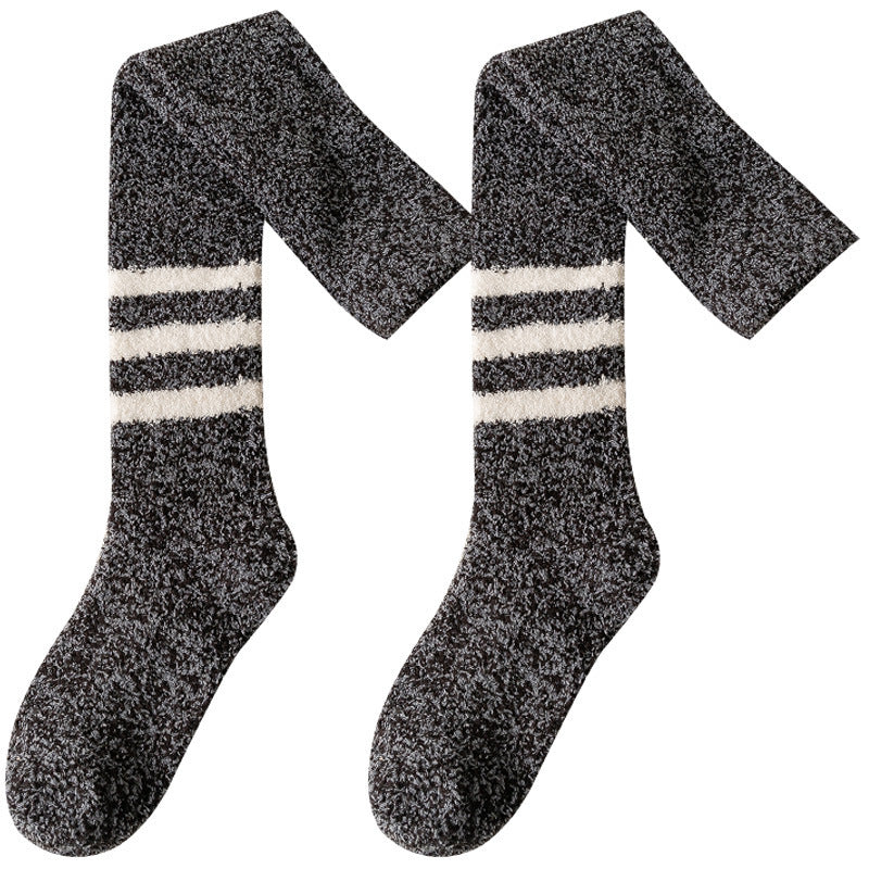 Coral Fleece  High Socks
