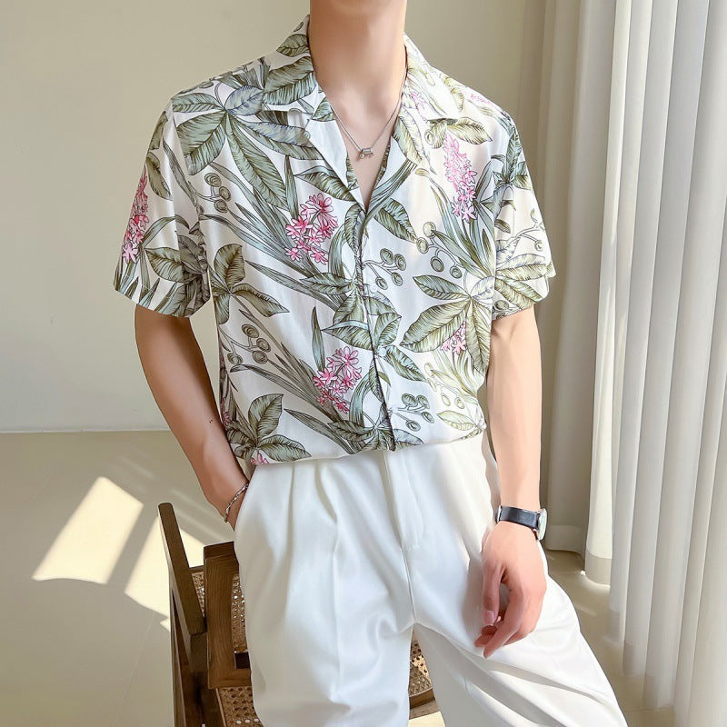 Cuban Collar  Shirt