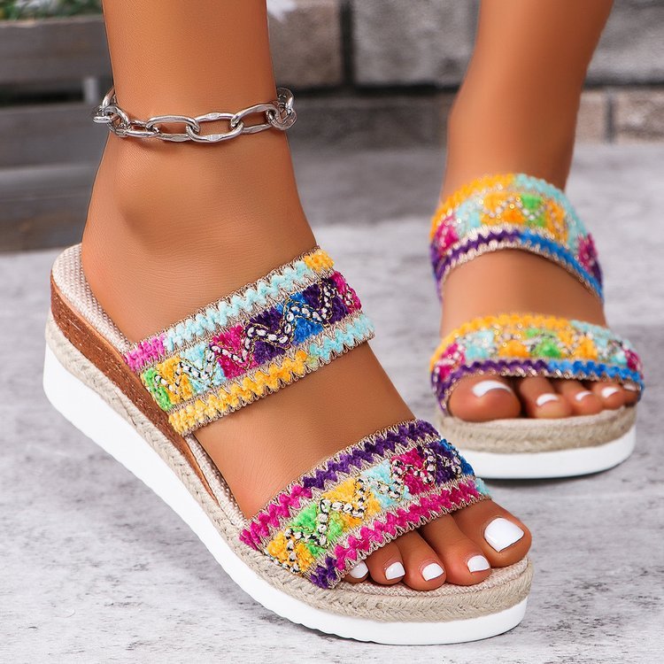Strap Wedges Shoes