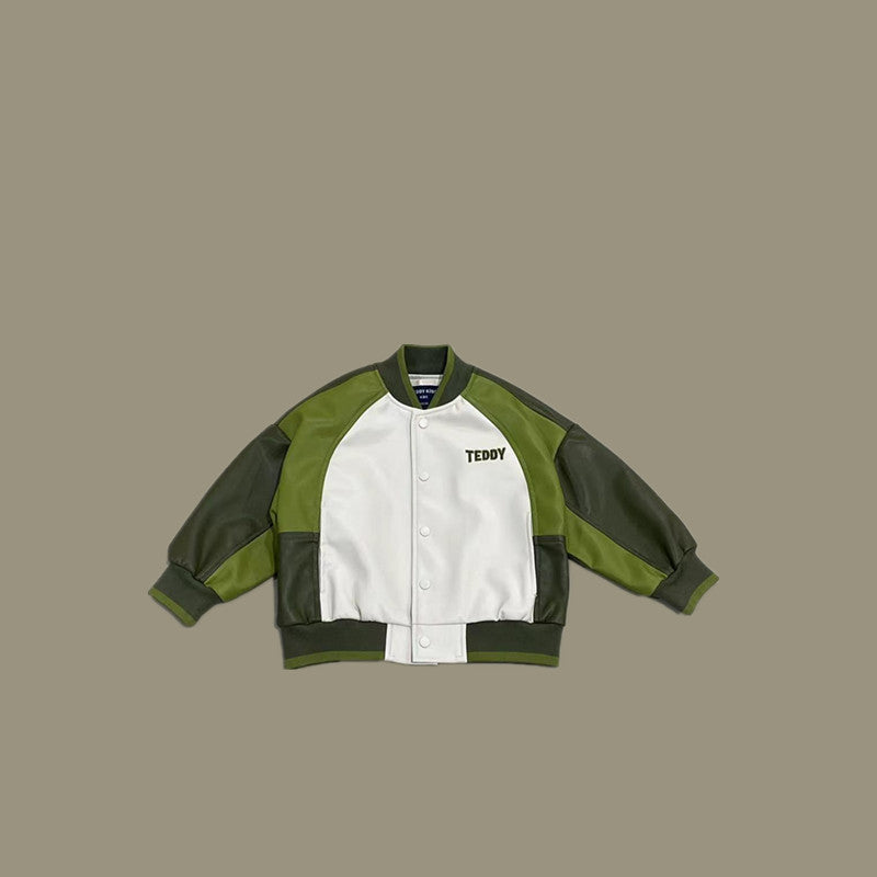 Colorblock Boys' Baseball Jacket