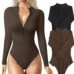 Fashi Zipper Jumpsuit