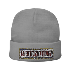 SKIDYLILY-Knit Beanie   (Embroidery)